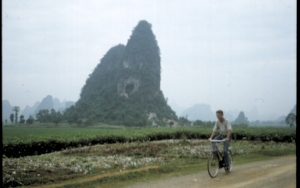 Cyklar söder om Yangshou